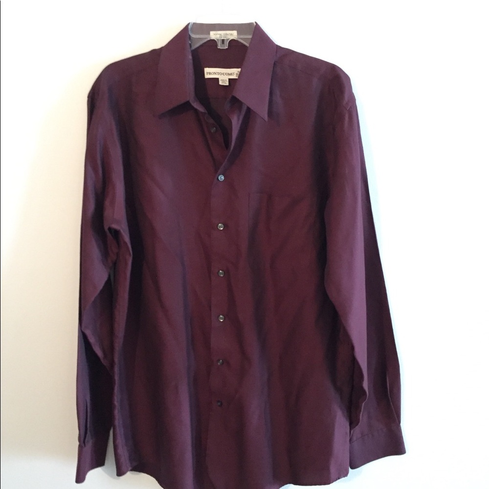 Pronto Uomo 100% Cotton Dress Shirt Tall